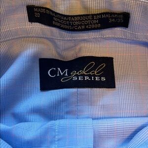 Elegant Sky Blue Men's Dress Shirt